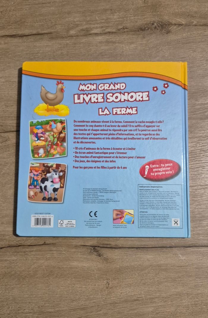 Mon grand livre sonore : La ferme - photo numéro 10
