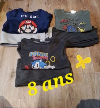 Pyjamas garçon 8 ans 