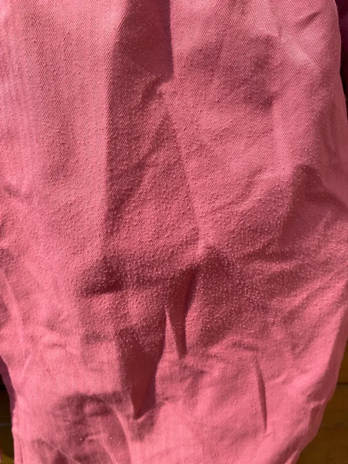 Manteau blouson parka rose fille sergent major 9 ans fleurs - photo numéro 13