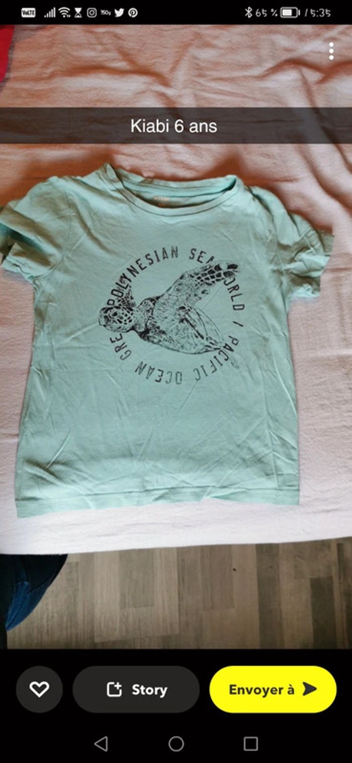 T-shirt tortue