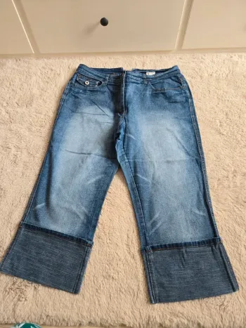 Pantacourt en jean taille 48