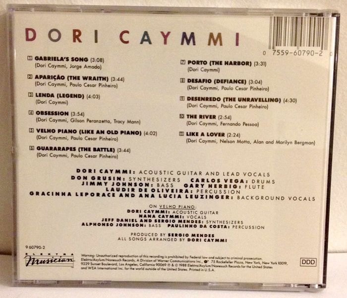 CD Dori Caymmi - photo numéro 2