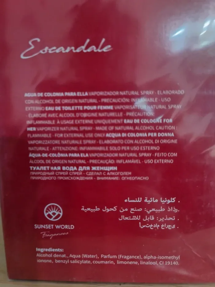 Eau de toilette escandale - photo numéro 3
