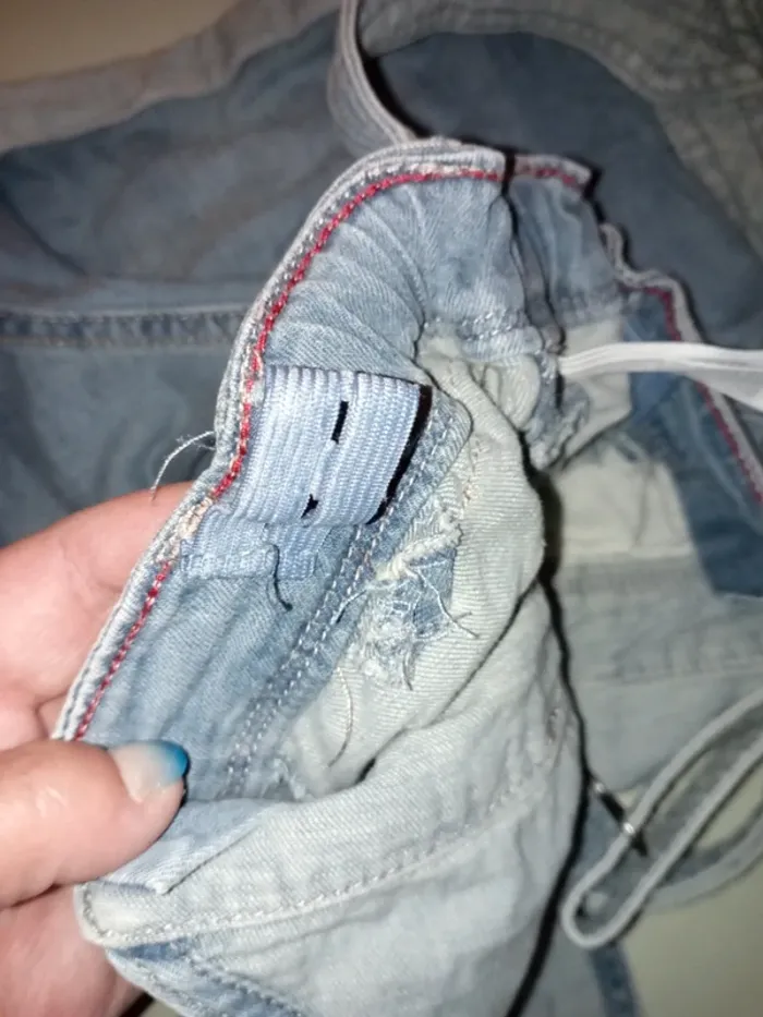Salopette short en jean c&A 152 cm réglable à l'intérieur - photo numéro 11
