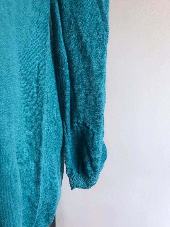 Pull fin bleu canard - photo numéro 4