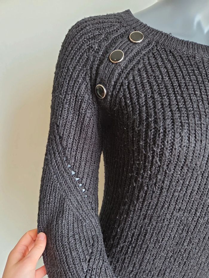 Robe noire- cache cache-Robe longue - photo numéro 2