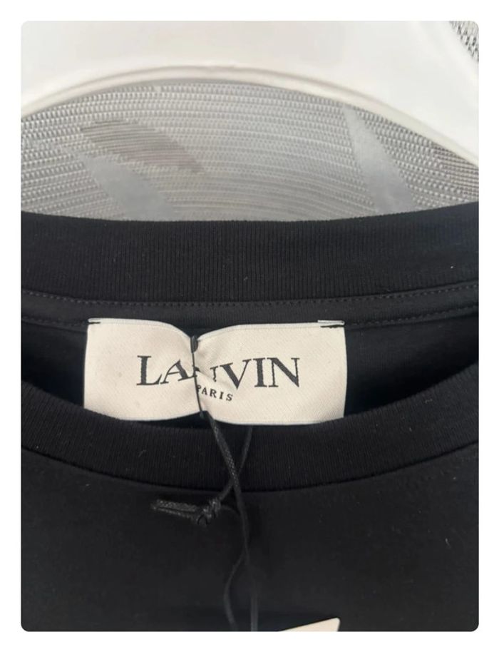 T-shirt noir Lanvin taille Xs - photo numéro 4