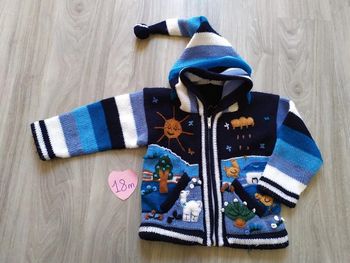 veste en laine 18 mois