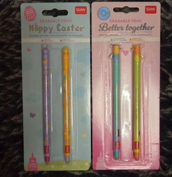2 kits legami stylos Pâques et Saint-Valentin 