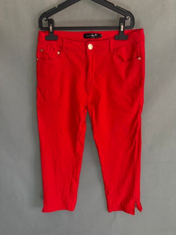 ❤️ Pantacourt rouge stretch – confortable & tendance ❤️