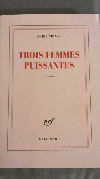 Trois femmes puissantes de Marie Ndiaye