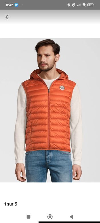 Doudoune sans manche Jott homme neuve taille S