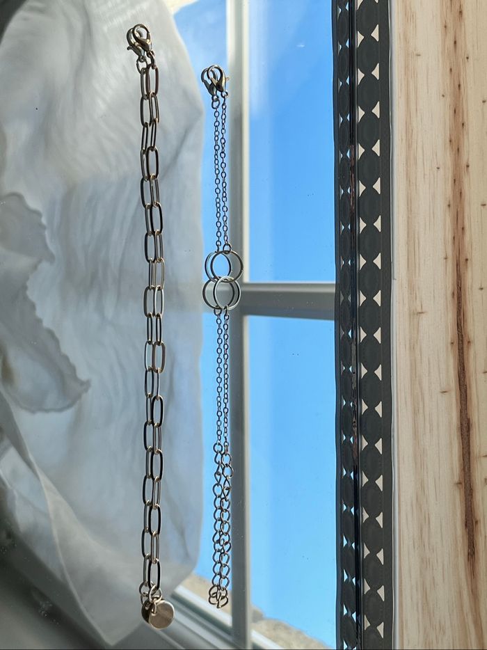 Duo bracelets fins dorés élégants accessoires été TBE ✨ - photo numéro 4