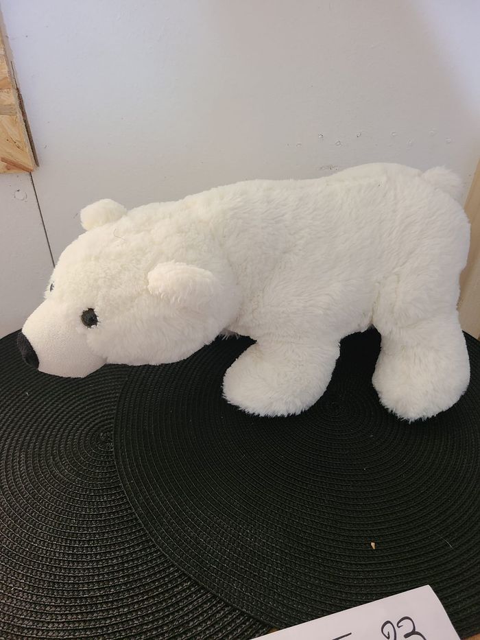 Peluche ours polaire blanc Logoprom CA CREDIT AGRICOLE - photo numéro 5