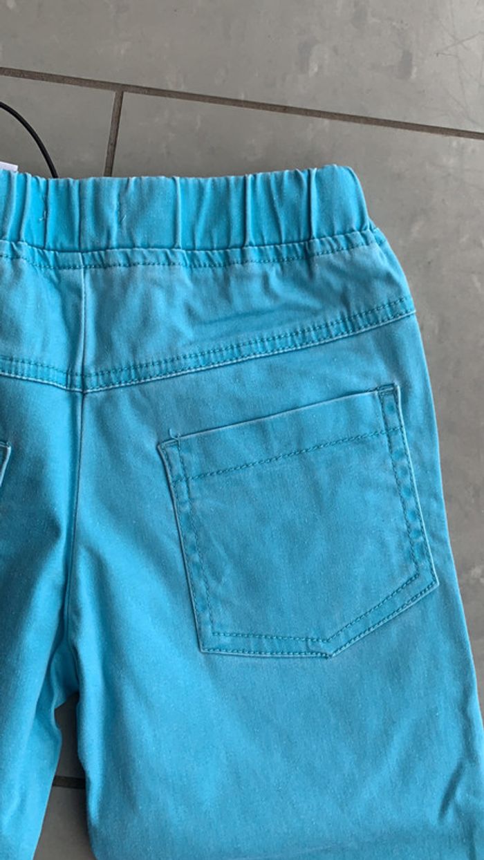 Pantalon turquoise 8ans Alphabet neuf - photo numéro 6