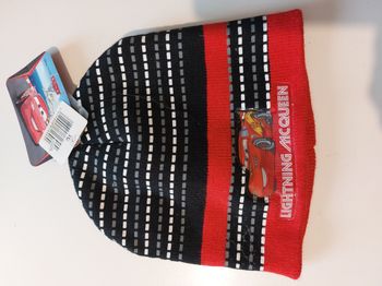 bonnet cars disney noir et rouge tu