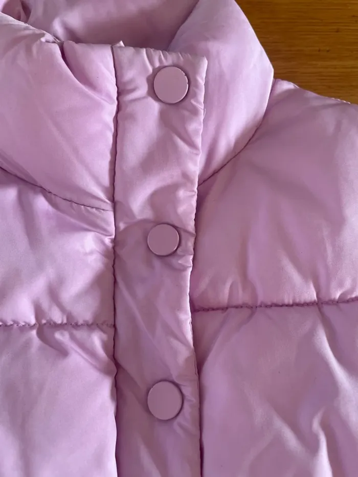 Doudoune sans manche rose 7-8 ans primark - photo numéro 4