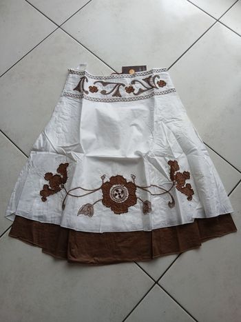 Jupe été blanche taille M