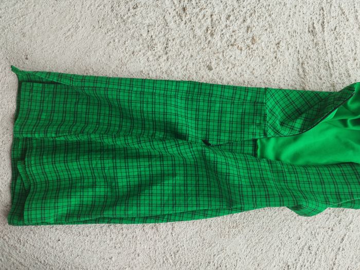 💚 Robe Vichy Vert Vif Jennyfer - Dos Nu - 10 ans - photo numéro 3