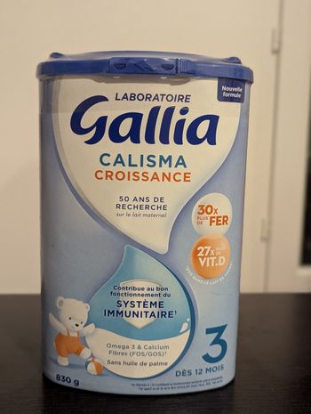 Boite de lait en poudre Gallia 3 croissance