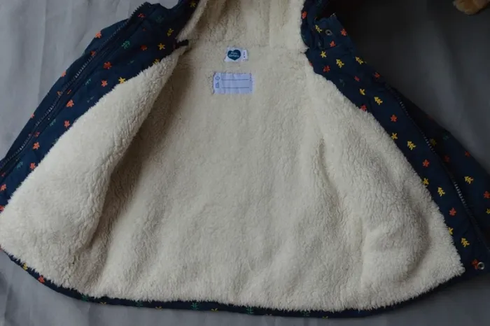 Parka enfant Mots d'enfants marine motifs 24-36 mois - photo numéro 3