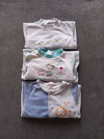 Lot de 3 pyjamas 6 mois