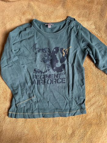 Teeshirt manches longues kaki 3 ans