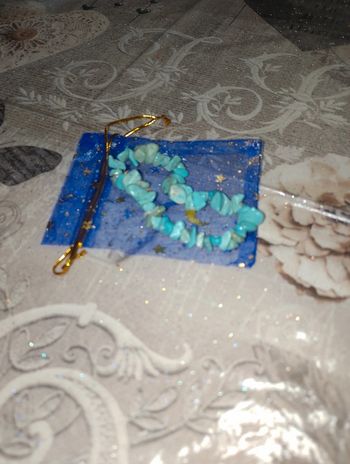 Bracelet baroque turquoise