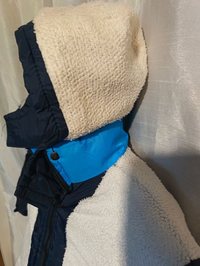 parka bleu marine fourré de Sport 5 ans réf 19 P - photo numéro 7