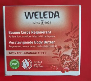 Baume corps régénérant grenade weleda