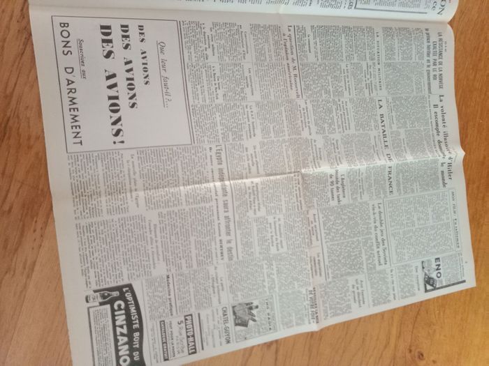 Vend journal a l'unité où le lot guerre mondiale - photo numéro 7