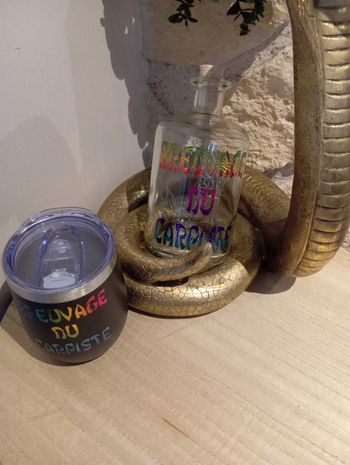 Lot bouteille et mug isotherme