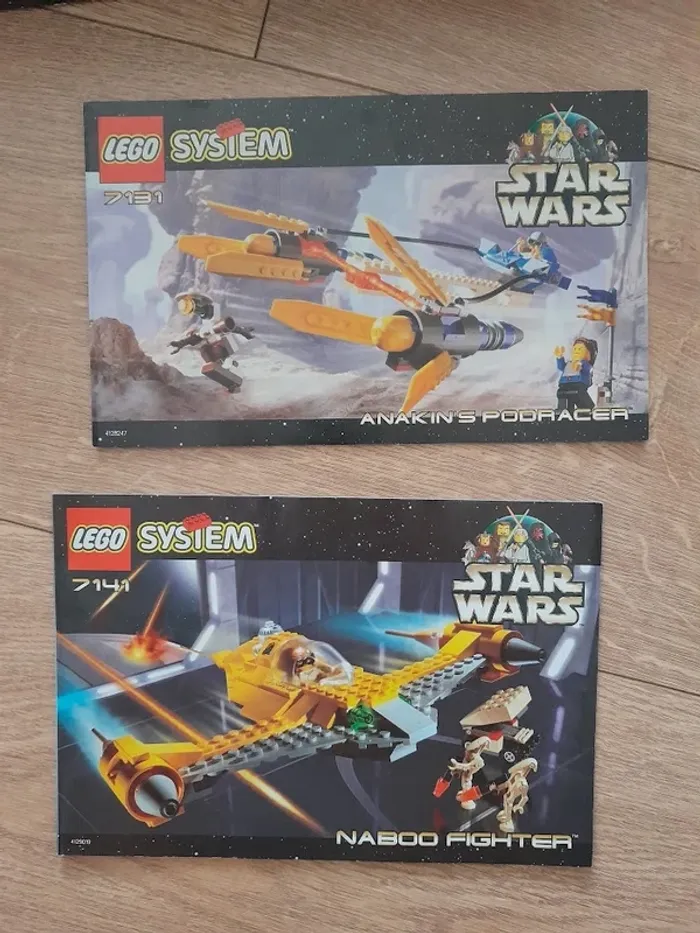 LEGO Star Wars 7141 et 7131 - Naboo fighter et Anakin's podracer - photo numéro 2
