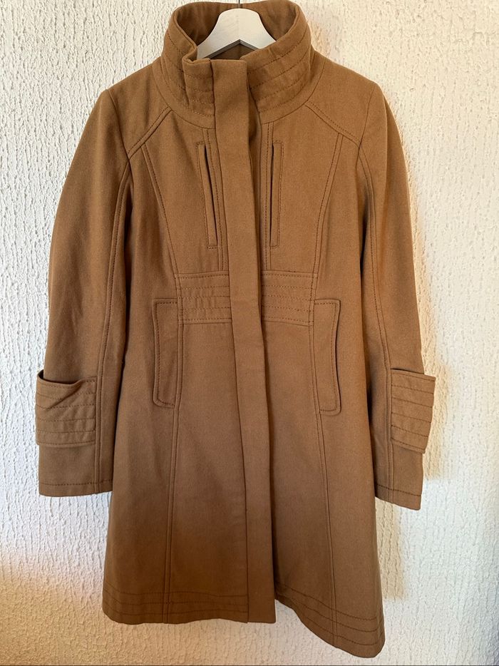 Manteau laine camel la redoute - photo numéro 2