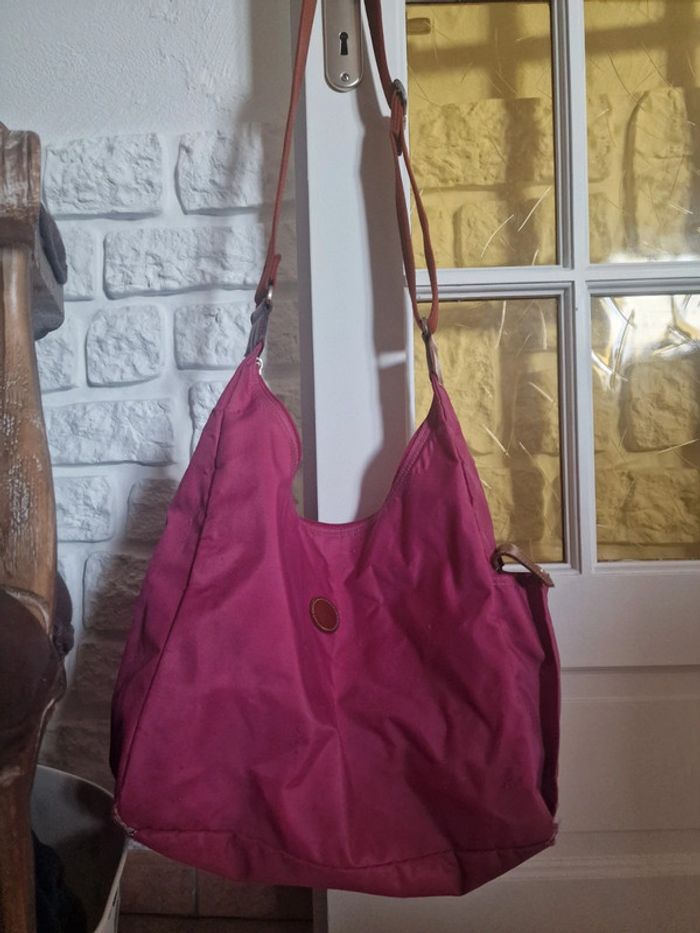 Sac bandouliere longchamp rose fuschia