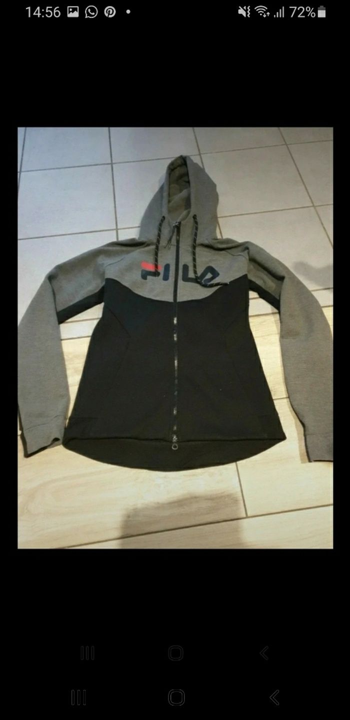 Veste de sweat fila super état XS