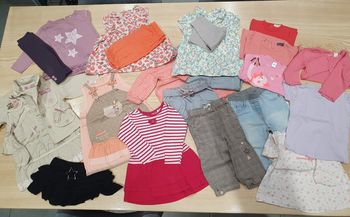 Lot vêtements fille 12 moi