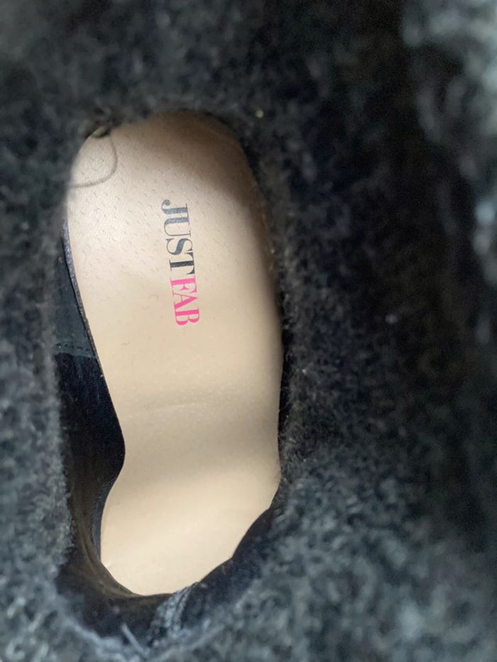 Bottines Justfab noires 38 - photo numéro 5