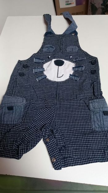 Salopette short chat 