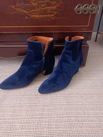 Bottines miista Bleu Roi – Taille 39 – Talons 6 cm