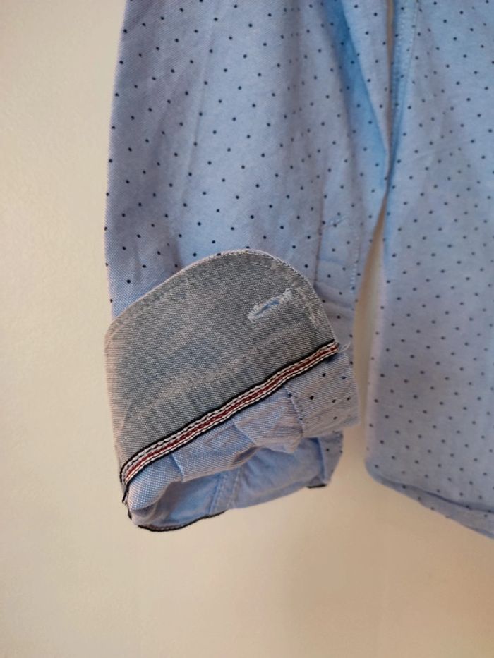 Chemise à pois Zara coupe slim fit - photo numéro 3