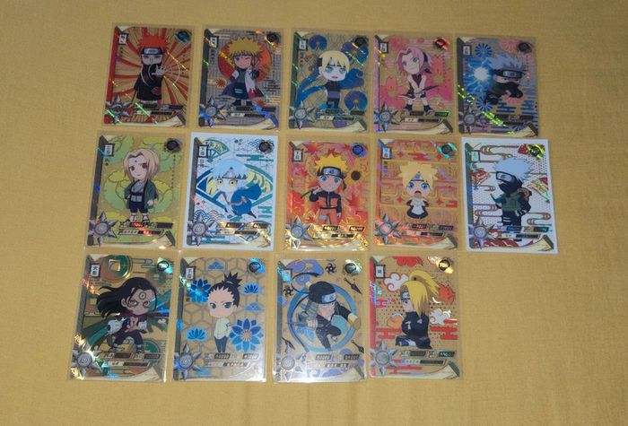 Lot de 14 TGR naruto kayou - photo numéro 2