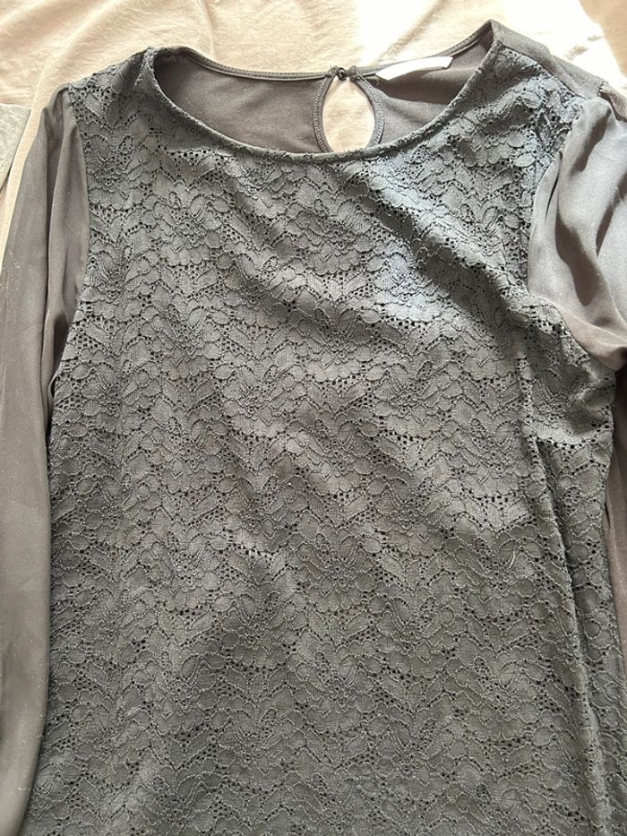 Blouse à dentelle Camaïeu T44 - photo numéro 6