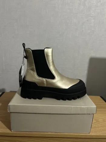 Bottines Only buzz -2 pu foil boot gold déperlante 40 💧