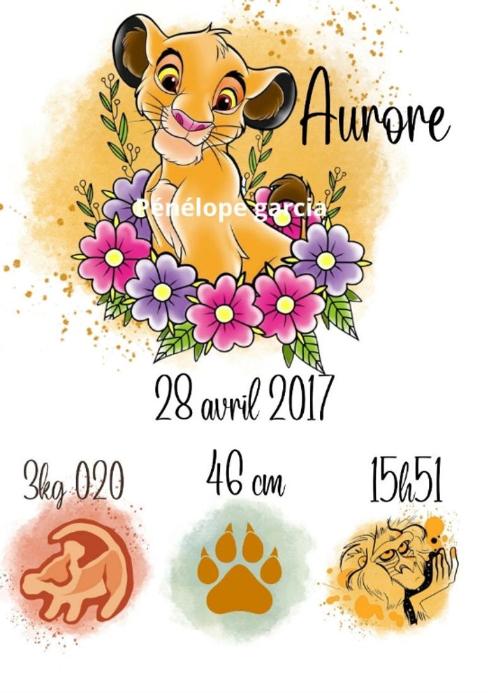 Cadre naissance Disney - photo numéro 5