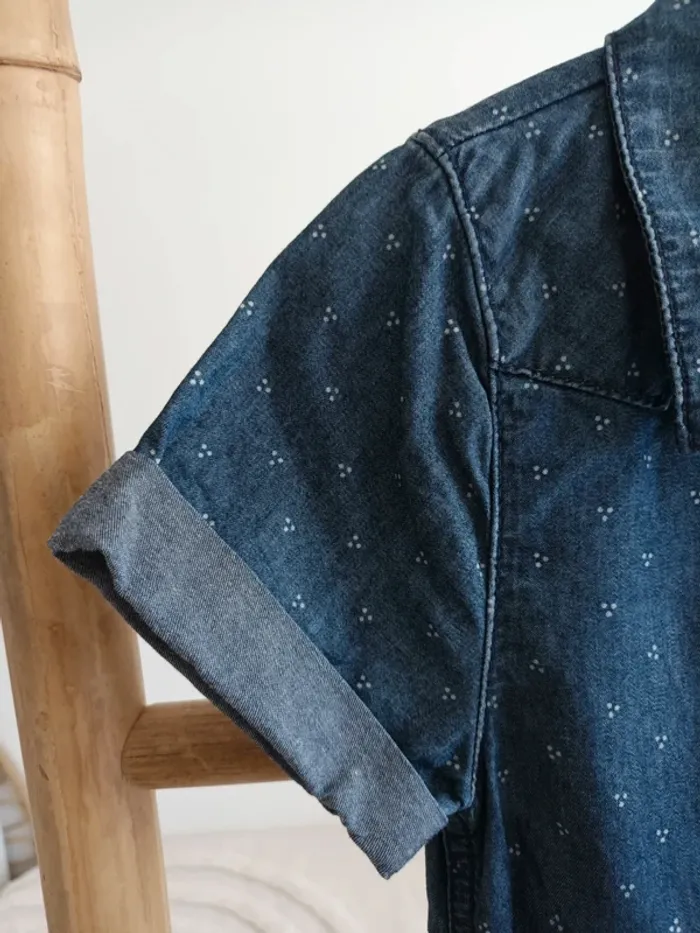 Robe en jean manches courtes Levi's 6 ans - photo numéro 5