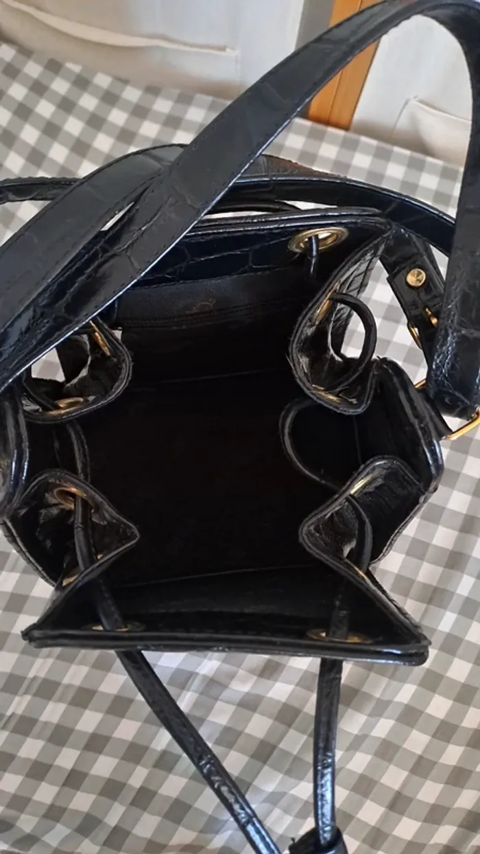 Sac seau / Sac Bourse / Sac Bourse effet crocro / Caro Sac / Sac Croco - photo numéro 6