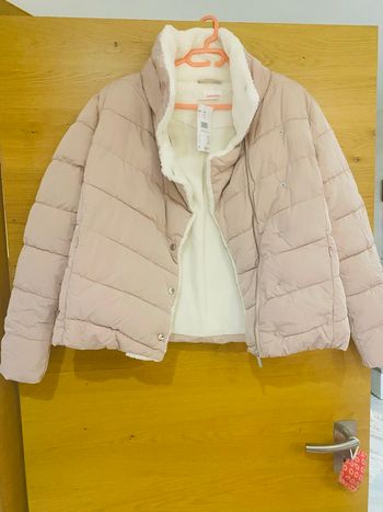 Veste d’hiver rose pale