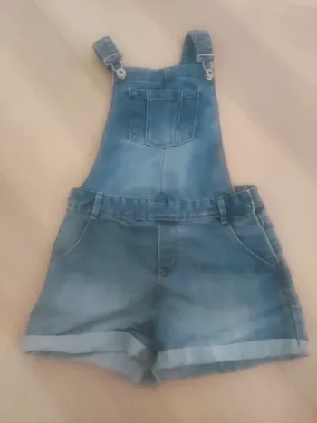 Salopette short 10 ans