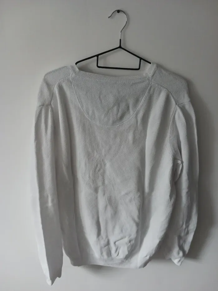 Pull Sir Raymond Taylor taille M blanx - photo numéro 3